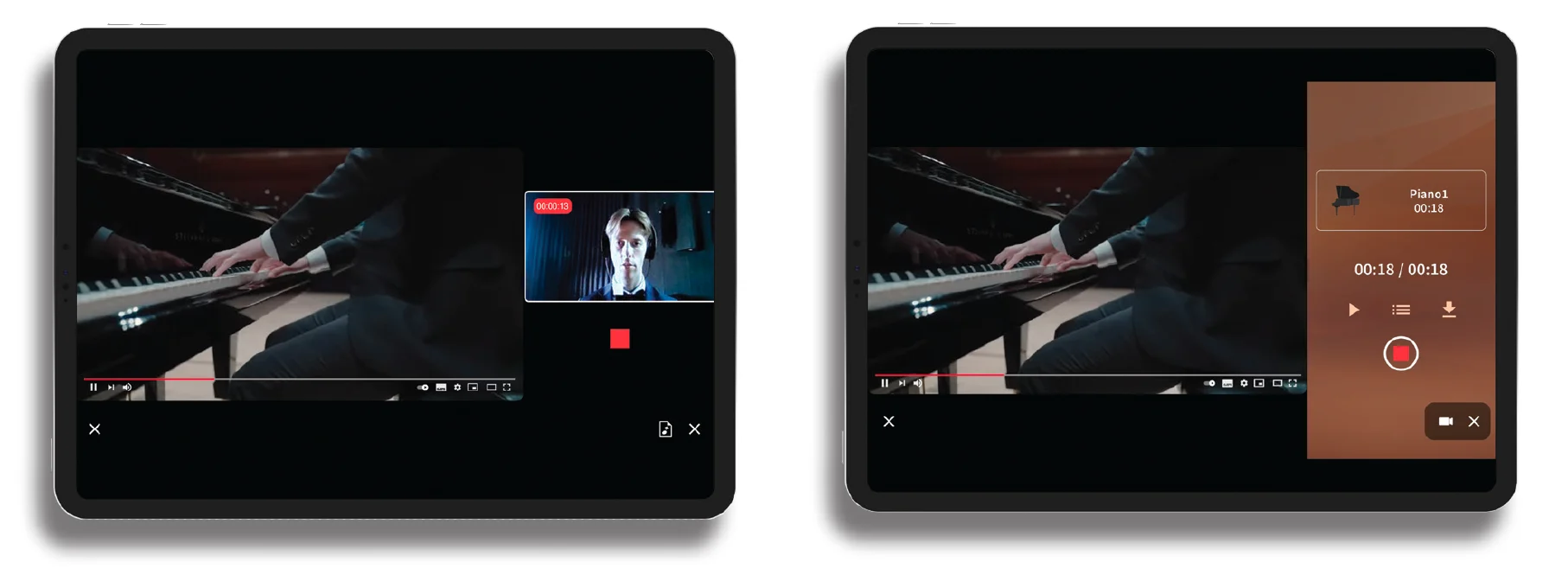 支援 MP4、WAV、與 MIDI 檔